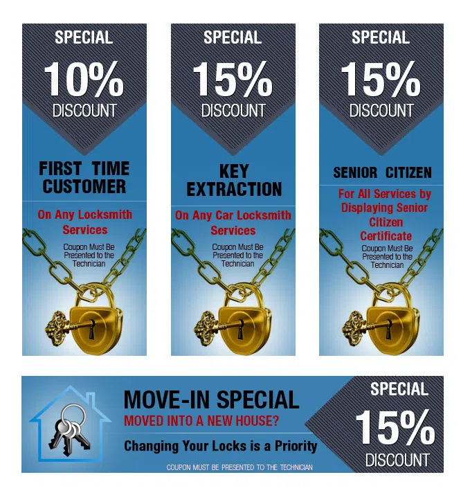 San Jose Neighborhood Locksmith, San Jose, CA 408-461-3435 - coupon1-set-four