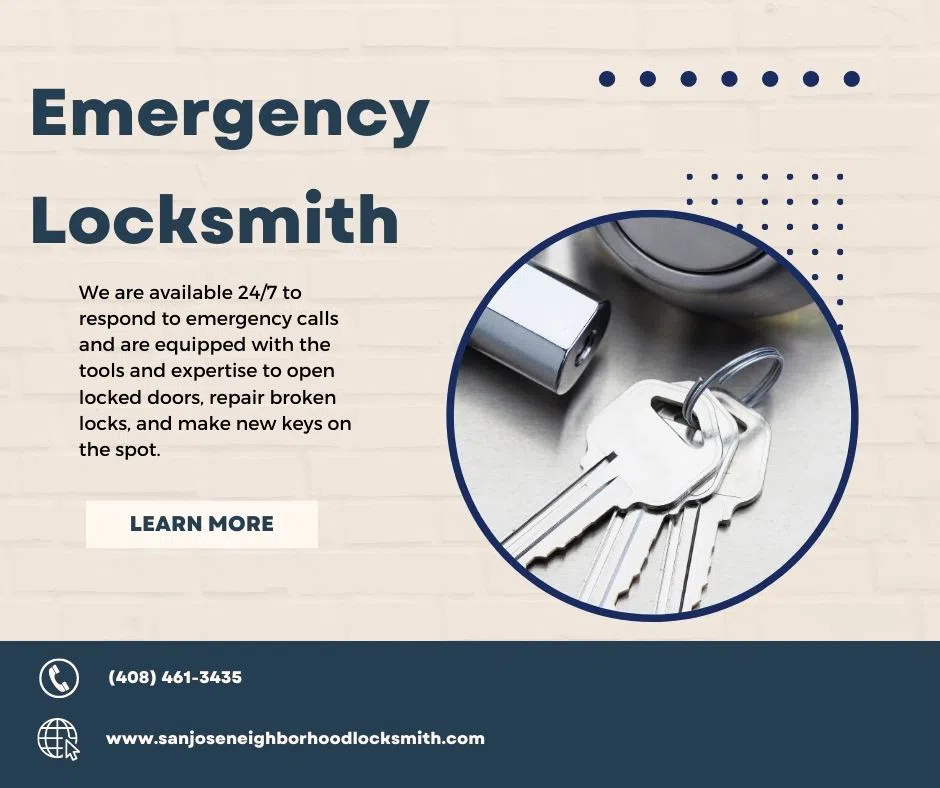 San Jose Neighborhood Locksmith San Jose, CA 408-461-3435